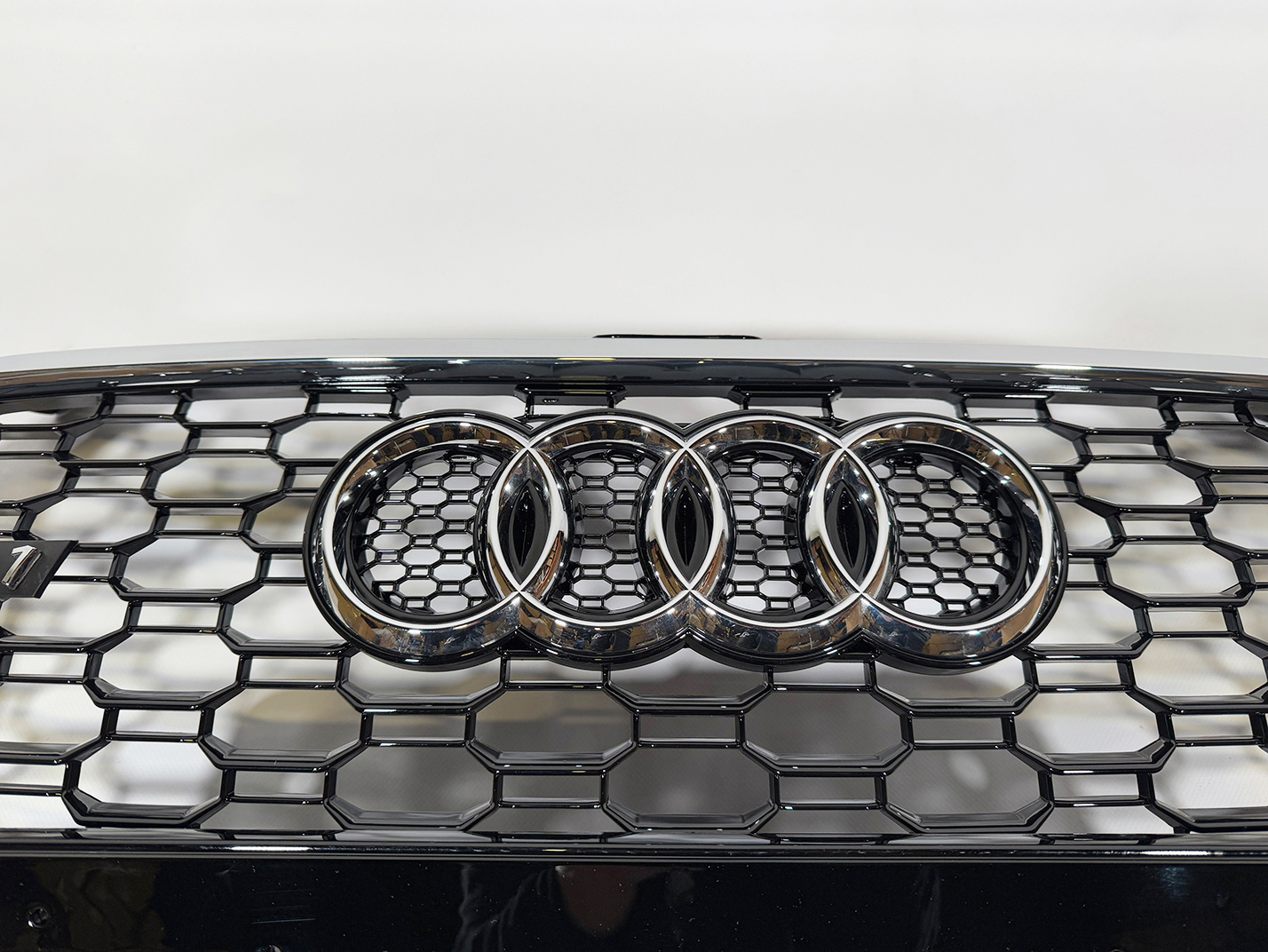Audi A1 LIFT 2015-2018 Front Grill, Honeycomb Grill, RS1 Chrome Quattro Style